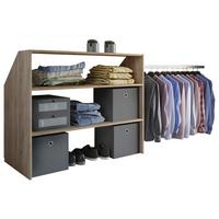 Dachschrägenregal Dacho Sonoma Eiche - Sonoma Eiche, MODERN, Holzwerkstoff (90/100/50cm) - MID.YOU