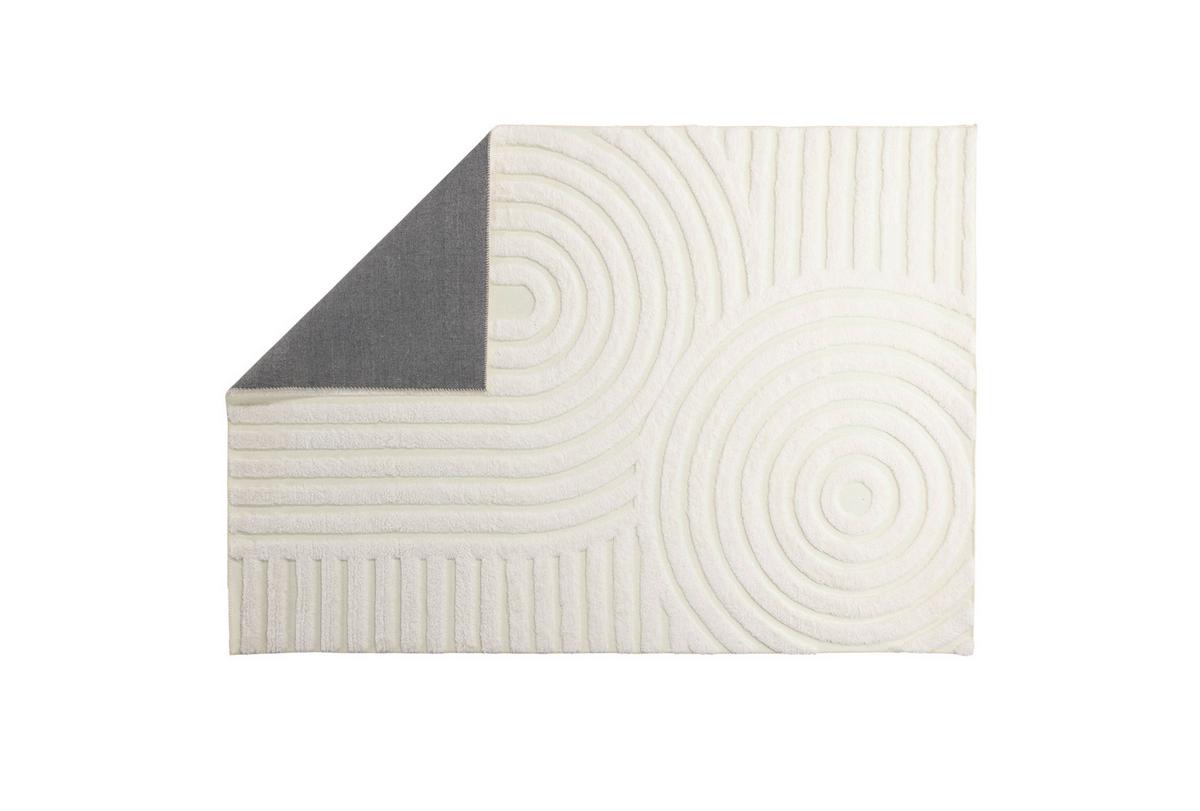 HOCHFLORTEPPICH NIKITA - Weiß, LIFESTYLE, Textil (290/200cm) - P & B