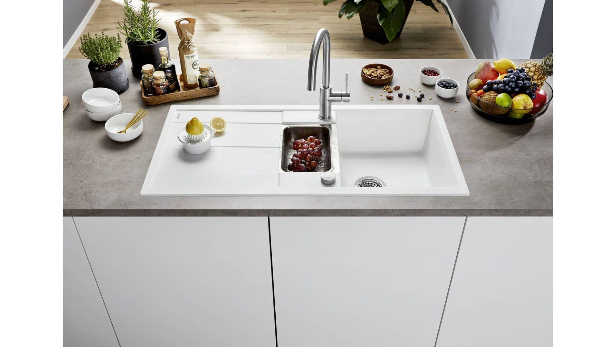 Spüle Metra 6S Typ:517354 Tartufo - Braun, Stein (100/50cm) - Blanco