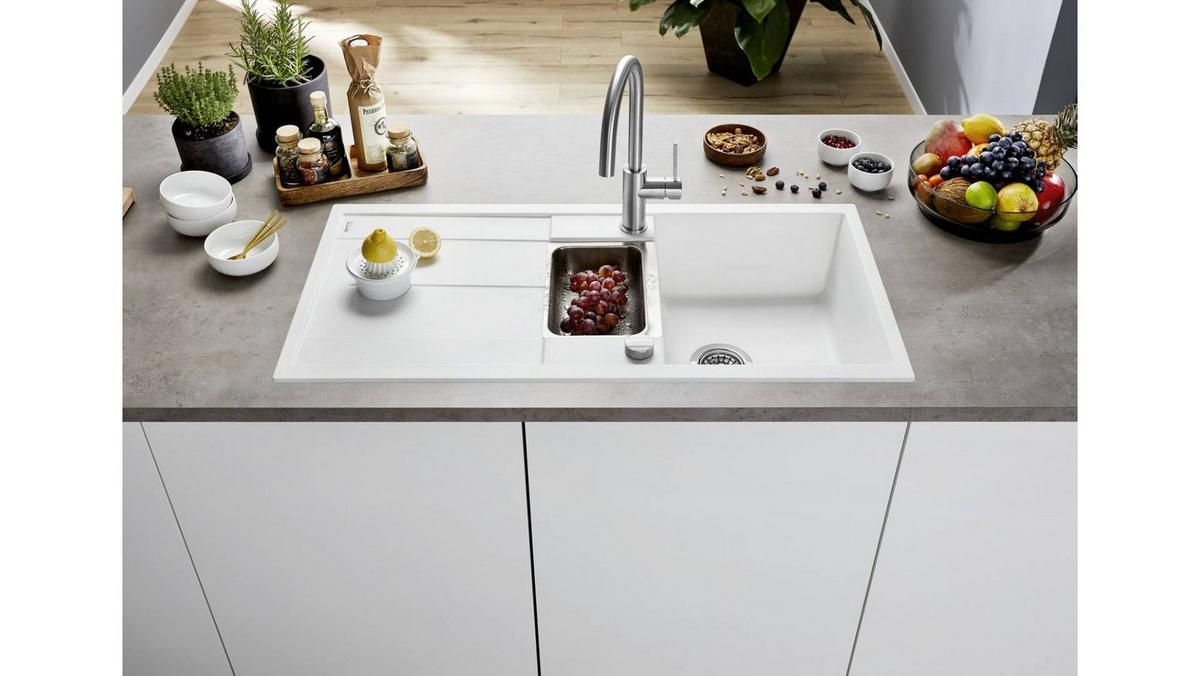 Spüle Metra 6S Typ:517354 Tartufo - Braun, Stein (100/50cm) - Blanco