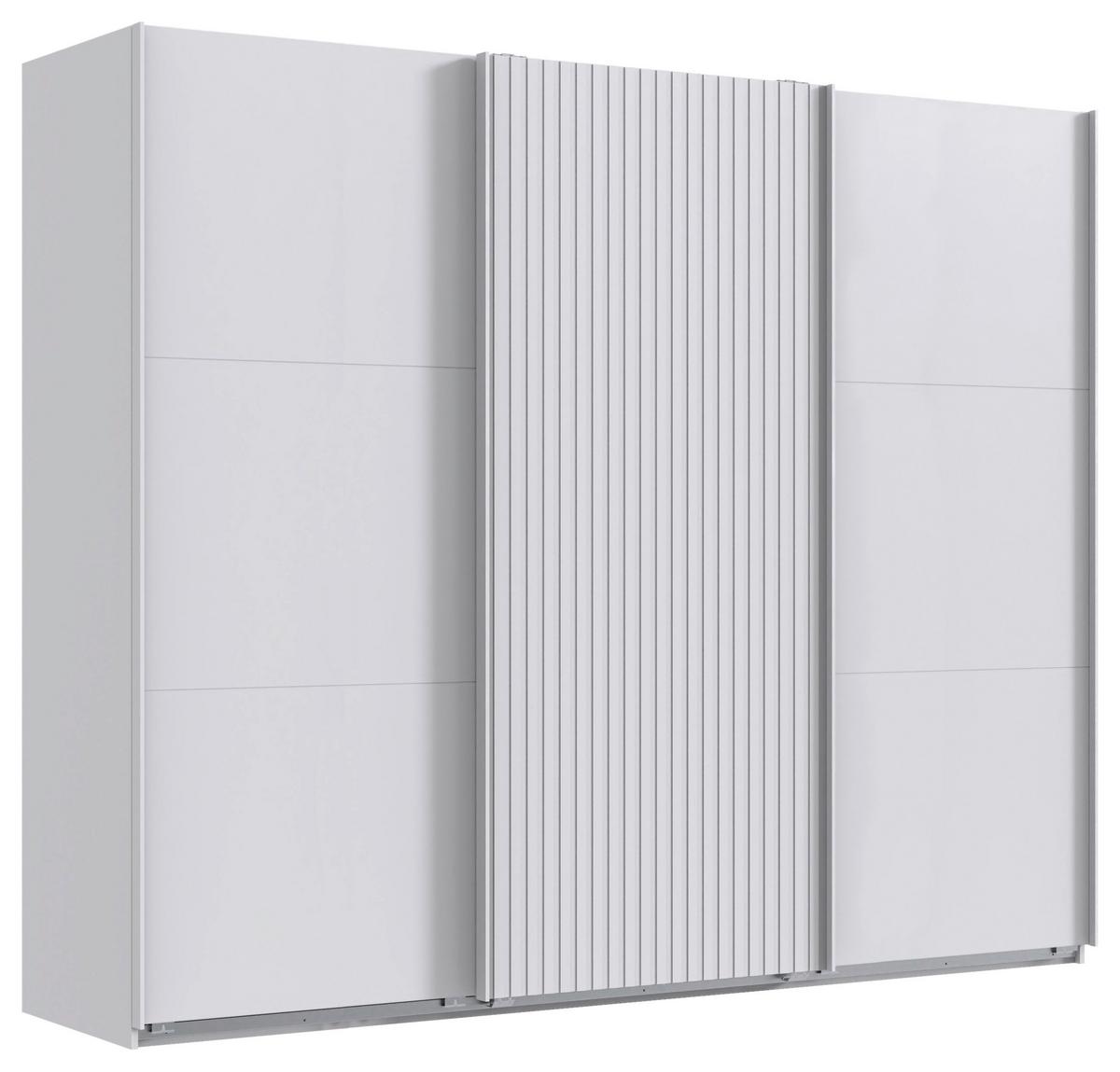 Ormar S Kliznim Vratima Andorra - bijela, Moderno, drvni materijal (300/216/65cm) - Modern Living