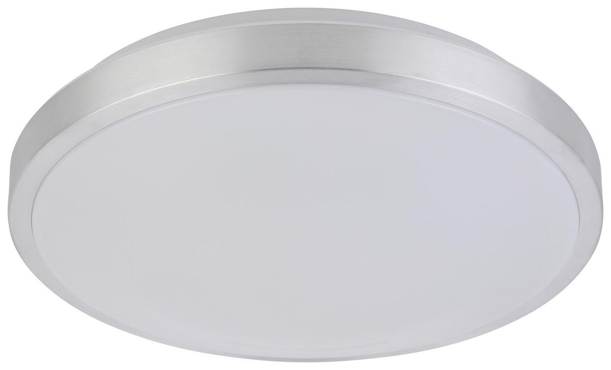 Plafonieră Winfried - alb/culoare aluminiu, Modern, plastic/metal (30/9cm) - Mömax