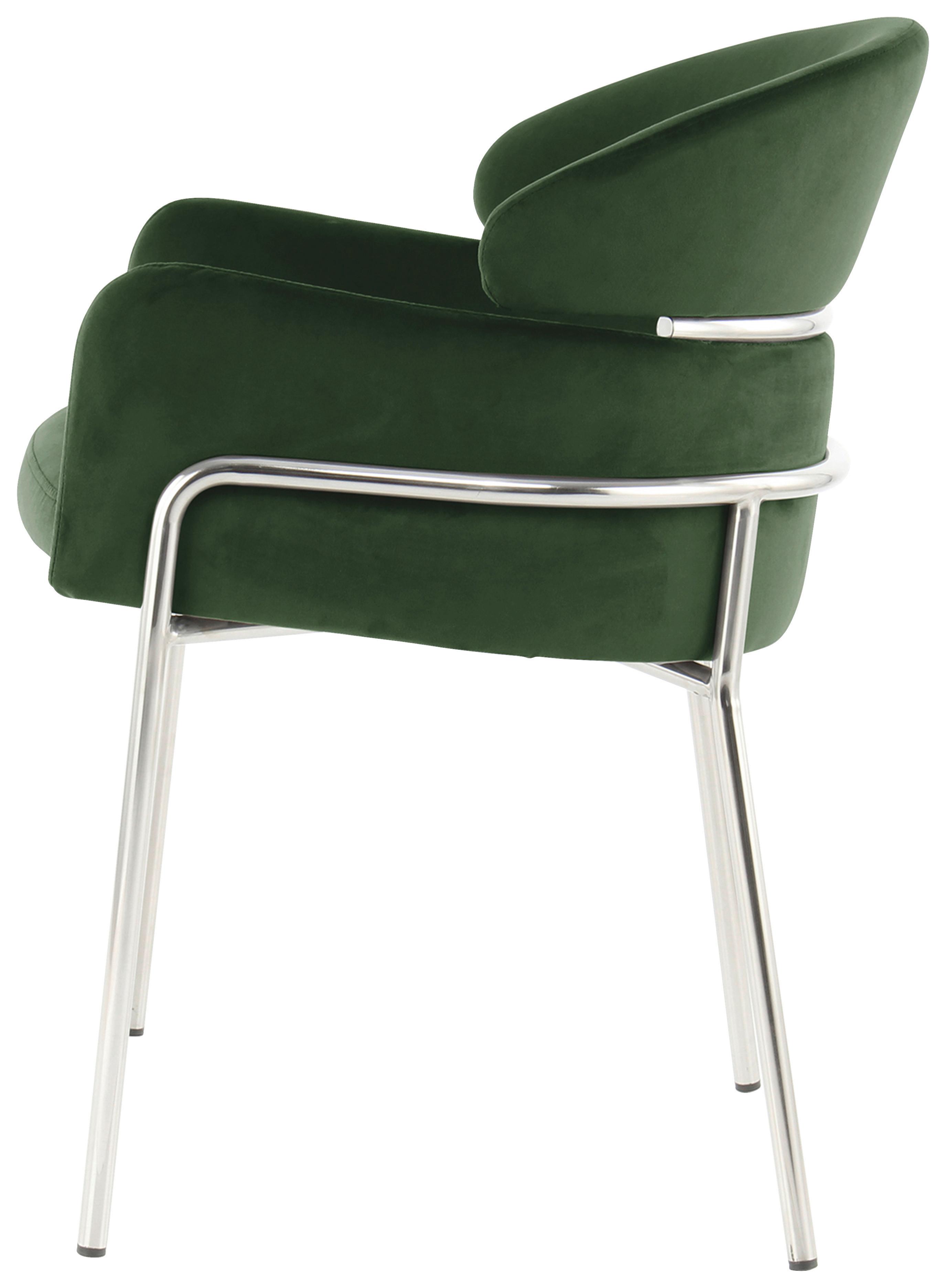 Karosszék Corey 125 - ezüstszínű, Design, műanyag/fém (58/79/57cm) - Kayoom