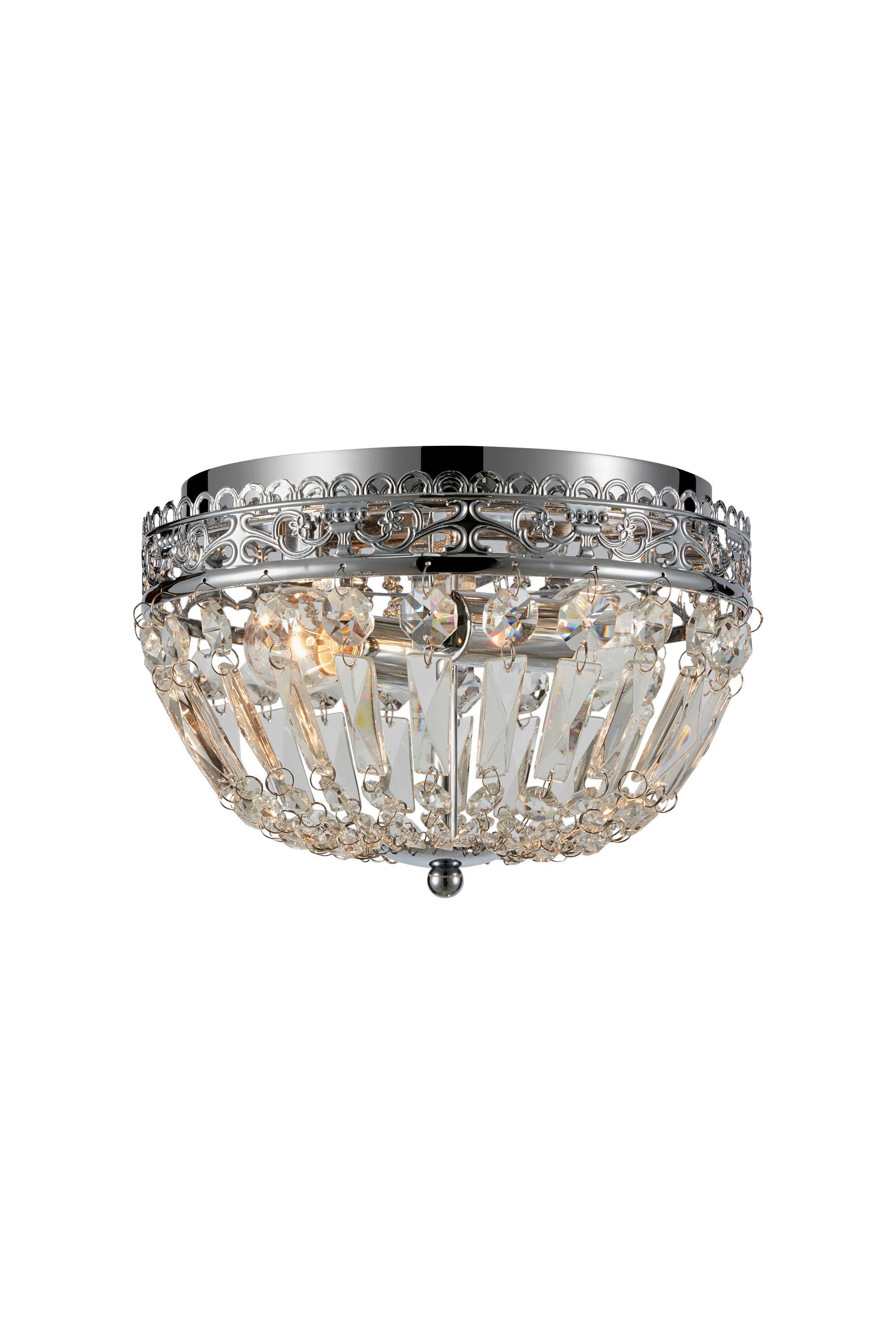 Kronleuchter Etienne max. 40 Watt - Klar/Chromfarben, Basics, Glas/Metall (25/25/17cm) - Markslöjd