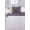 Bettwäsche Belinda ca. 200x200cm - Anthrazit/Hellgrau, Textil (200/200cm) - PREMIUM LIVING