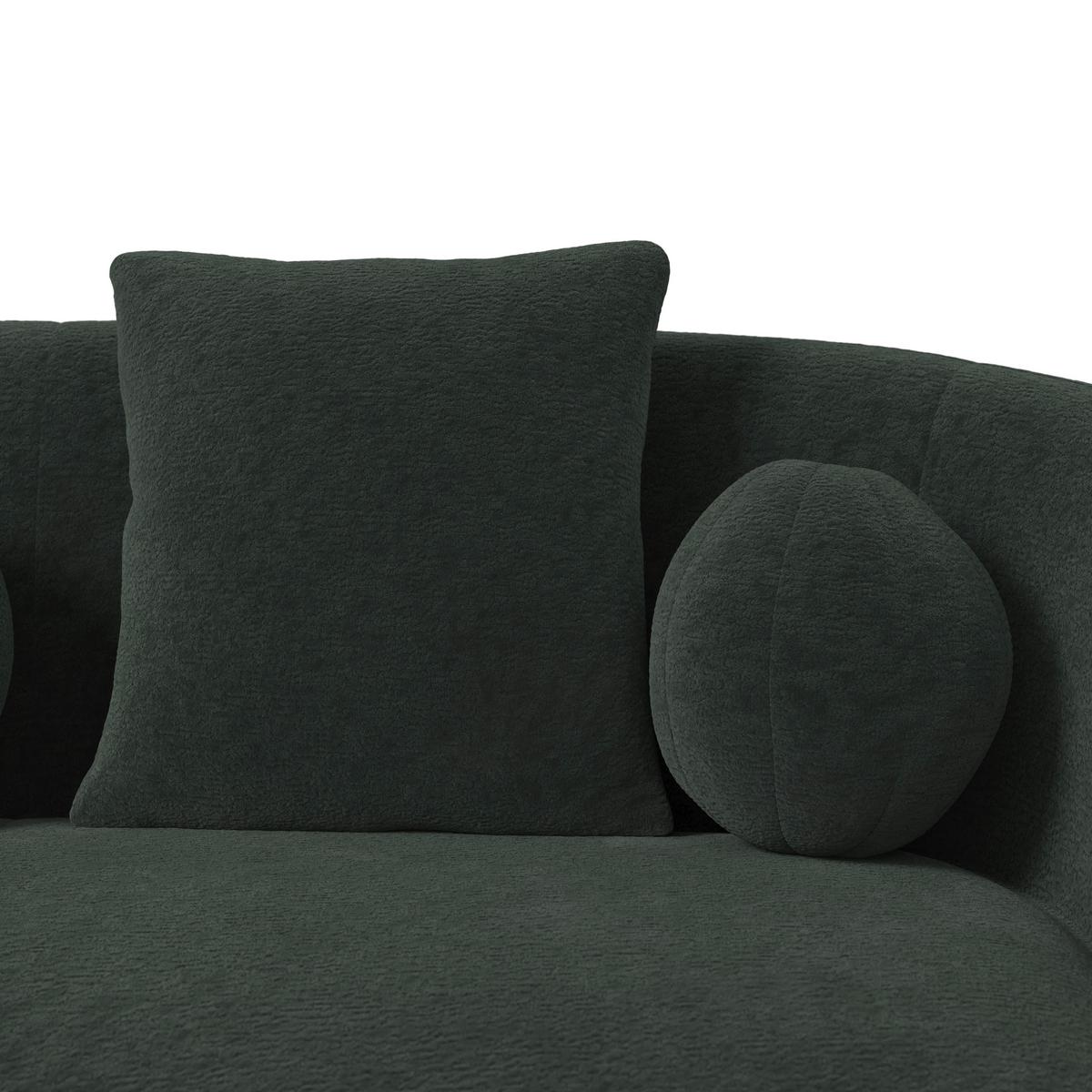 Trosed Julie, Zelena - zelena, Moderno, tekstil/les (180/68/82cm)