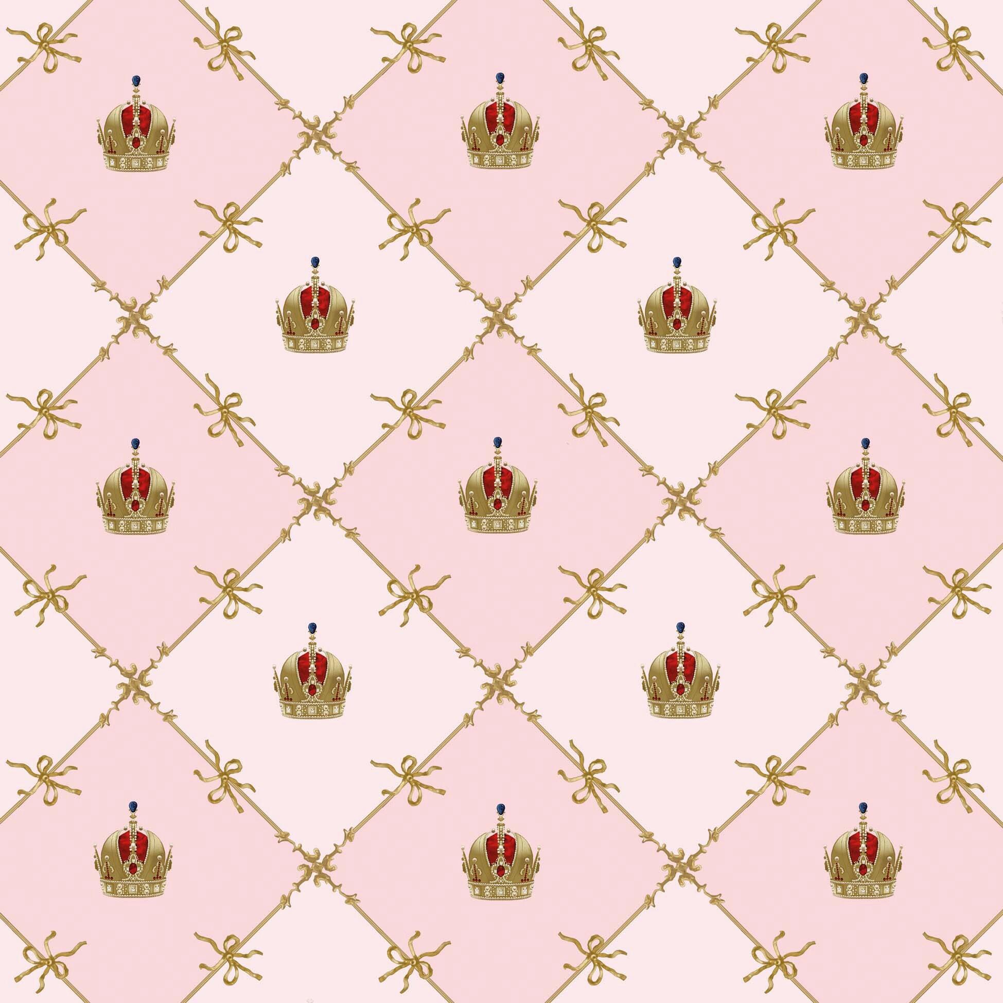 Serviette Sisi Weiß/Goldfarben - Goldfarben/Schwarz, ROMANTIK / LANDHAUS, Papier (17,5/17,5cm) - PPD