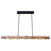 Svjetiljka Viseća 15354-15 Felicitas - prirodne boje/crna, Basics, drvo/metal (100/8/150cm) - Globo