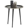 Beistelltisch aus Metall ca. 46x48x46cm - Graphitfarben/Schwarz, LIFESTYLE, Metall (46/48/46cm) - Premium Living Beistelltisch aus Metall ca. 46x48x46cm - Graphitfarben/Schwarz, LIFESTYLE, Metall (46/48/46cm) - Premium Living