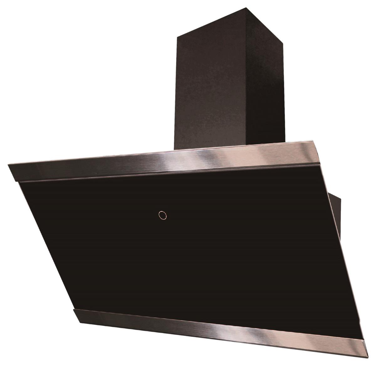 Kuhinjska Napa Skala, 90cm - črna, Trend, kovina/steklo (89,5/74,2-109,2/38,5cm) - Respekta