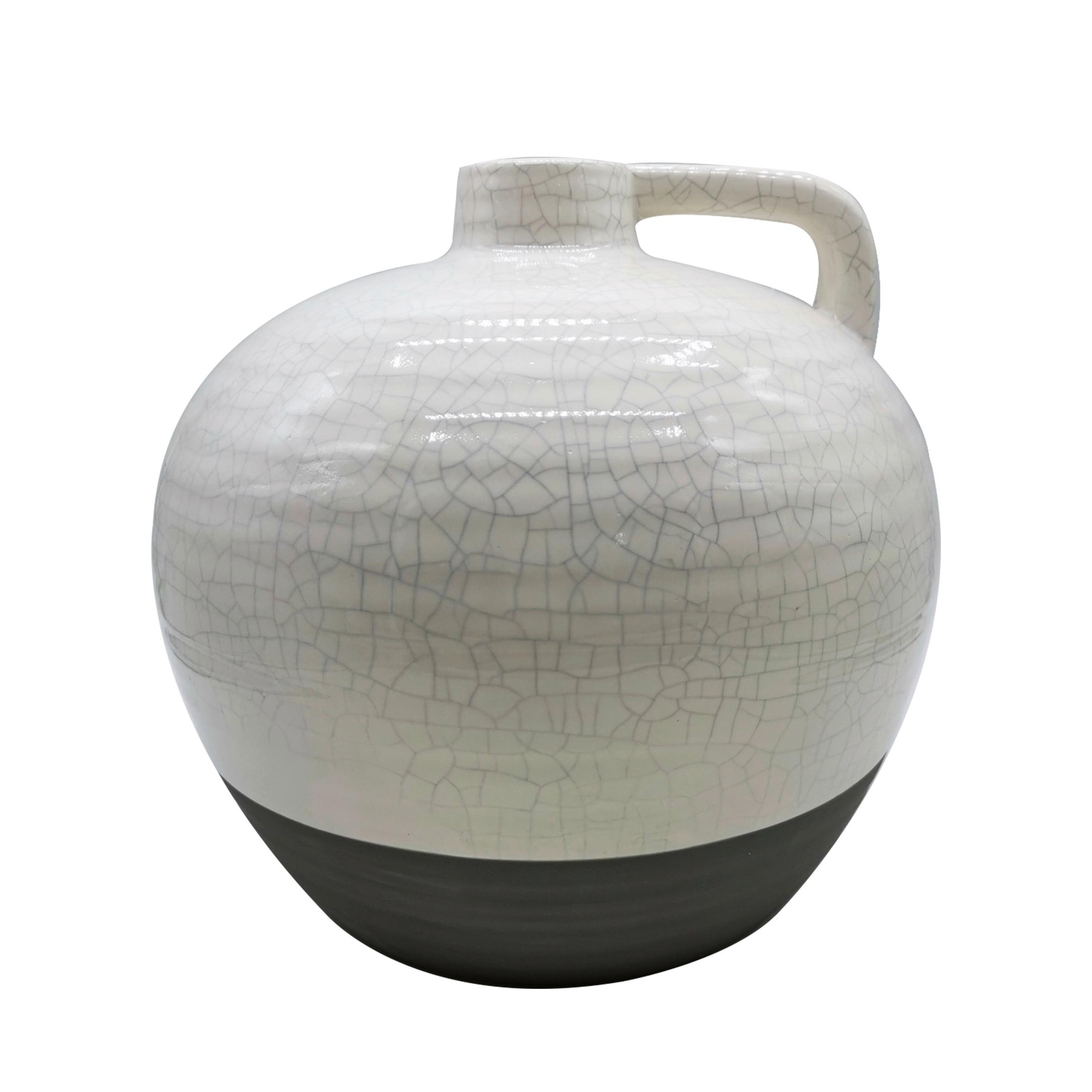 Vaza Rezzo - siva/bela, Moderno, keramika (22,5/21cm) - Bessagi Home