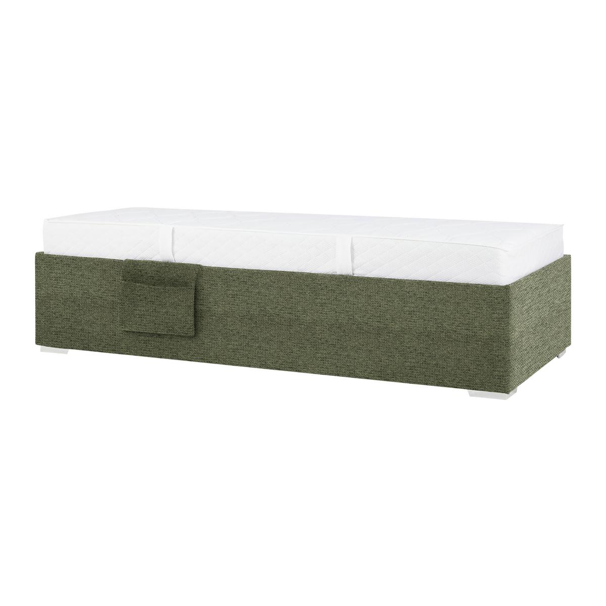 PAT REMI DECOR MASLINIU - culoare natur/măsliniu, Konventionell, lemn/textil (90/200cm) - Mömax