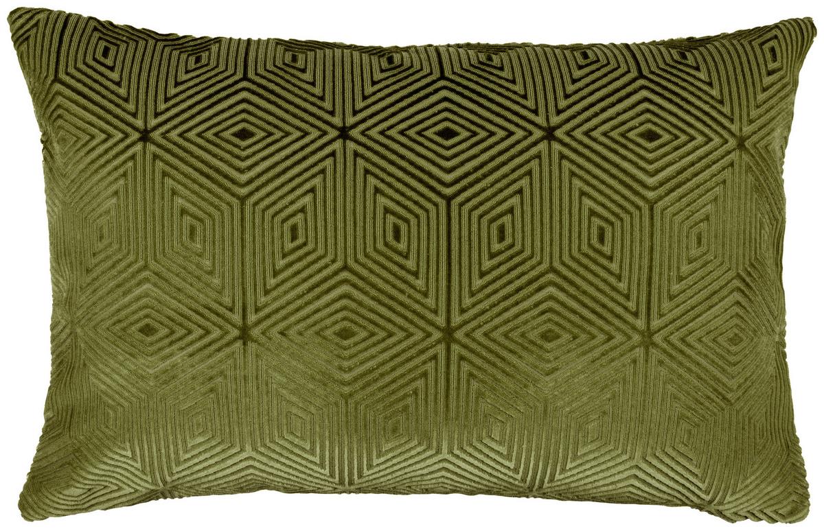 Kissenhülle Rania Salbeigrün ca. 40x60cm - Salbeigrün, Textil (40/60cm)