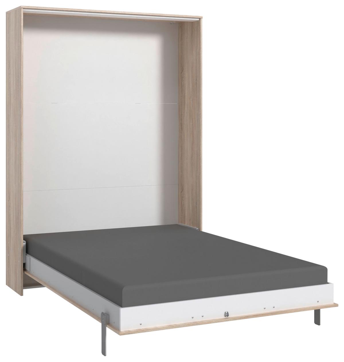 Klappbett Juist ca. 140x200 cm Eiche - Eichefarben, KONVENTIONELL, Holz/Holzwerkstoff (140/200cm) - MID.YOU