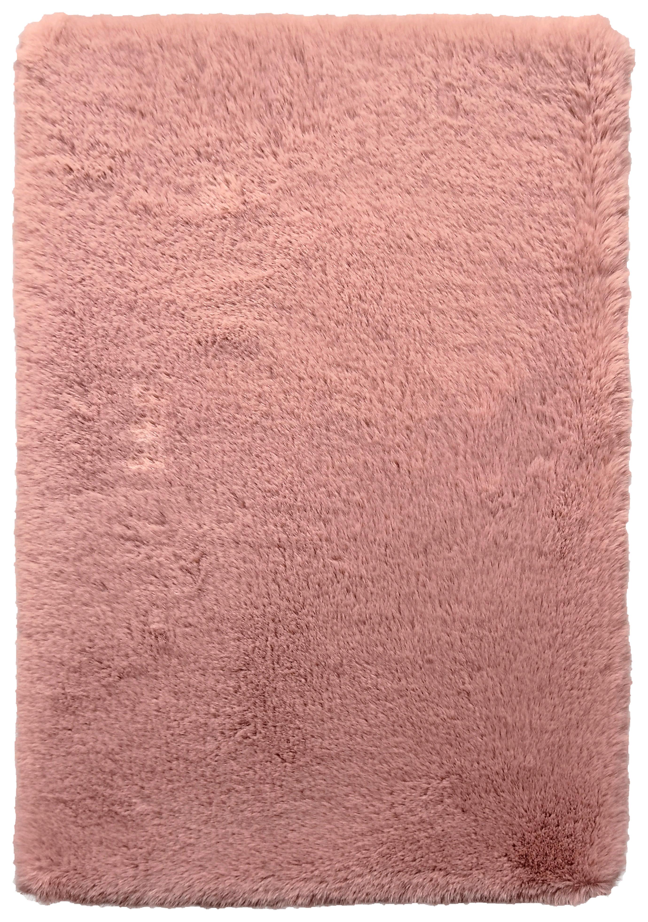 Blană artificială Caroline - roz antic, textil (160/220cm) - Modern Living