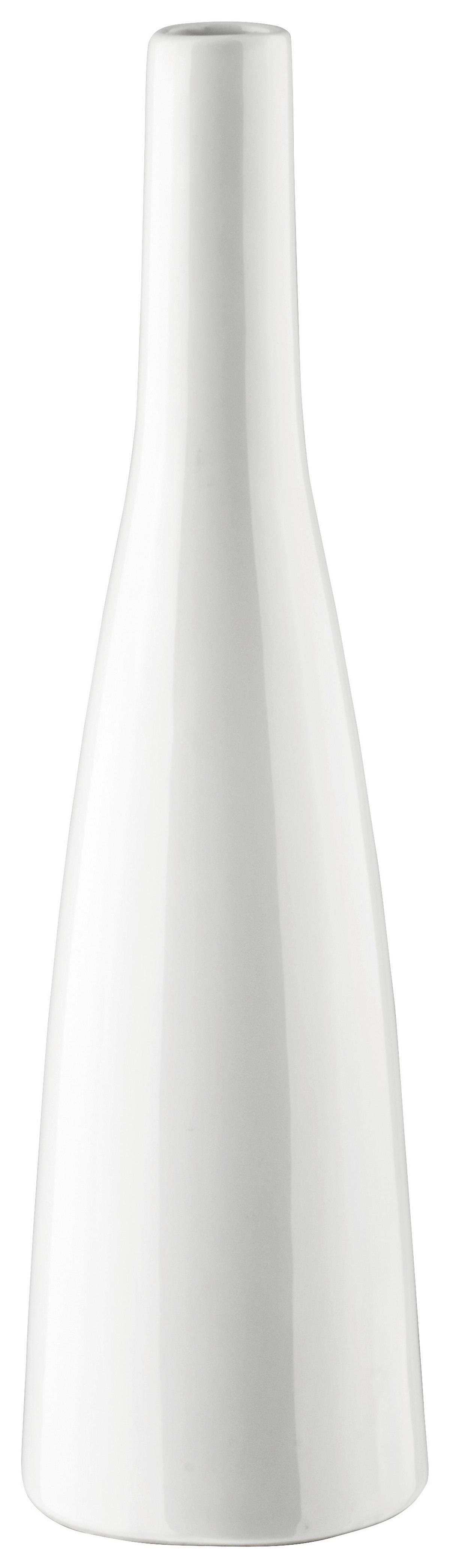 WAZON PLANCIO II - biały, Modern, ceramika (8,5/33cm) - Modern Living