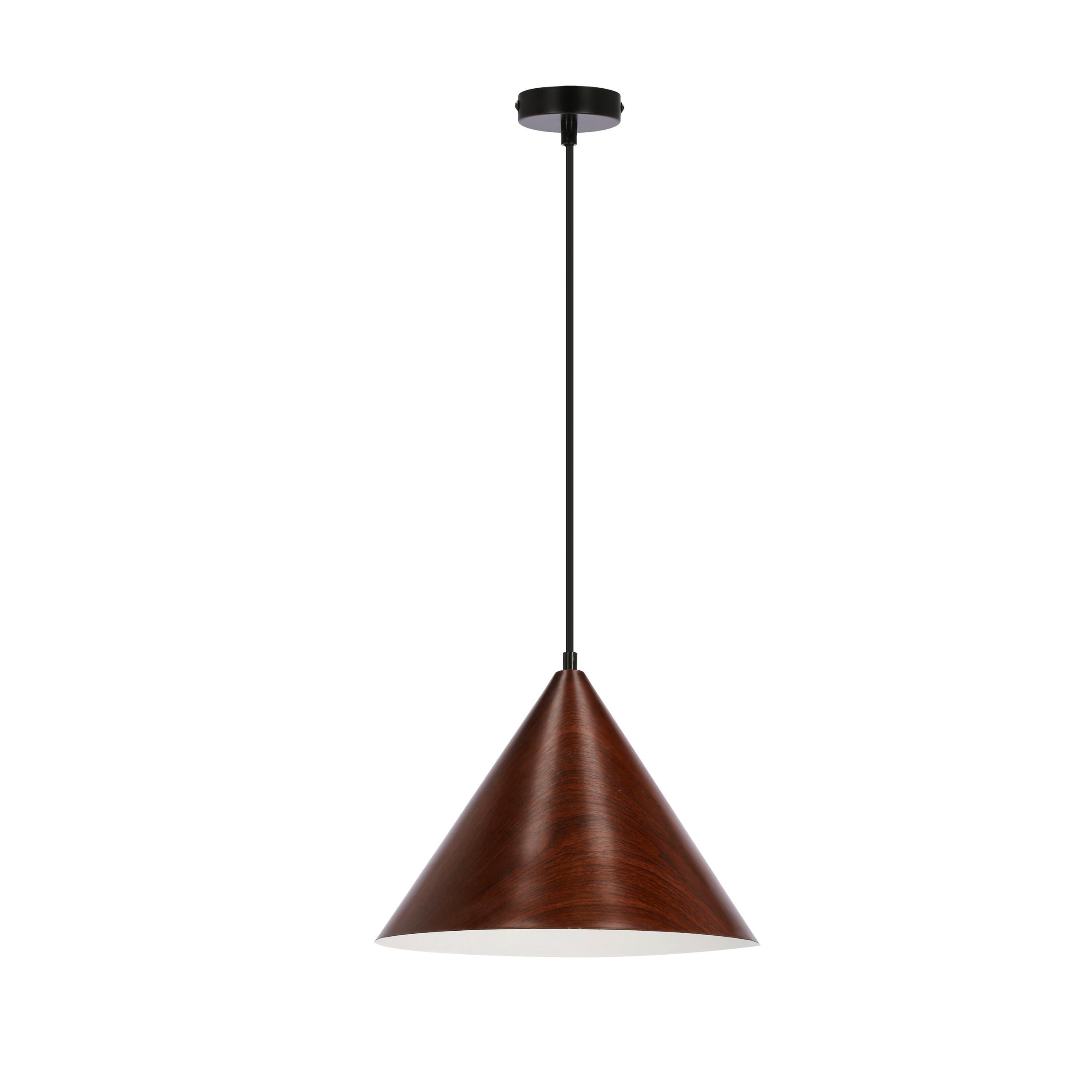 Viseća Svjetiljka Dunca - boje oraha/crna, Design, metal (32/32/115cm)
