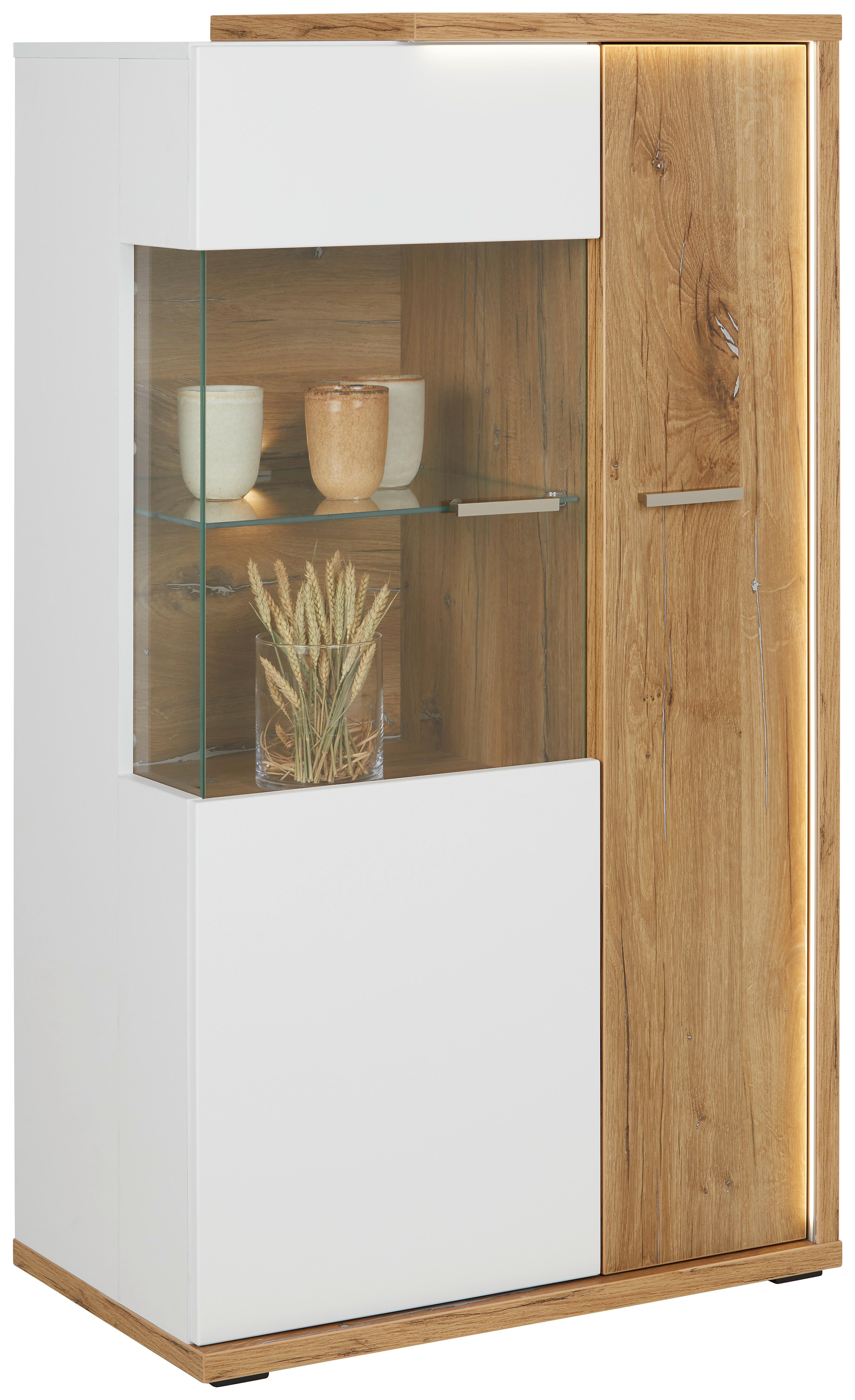 Vitrina Ambiente - Moderno, staklo/drvni materijal (73,5/131,6/43,6cm) - Modern Living