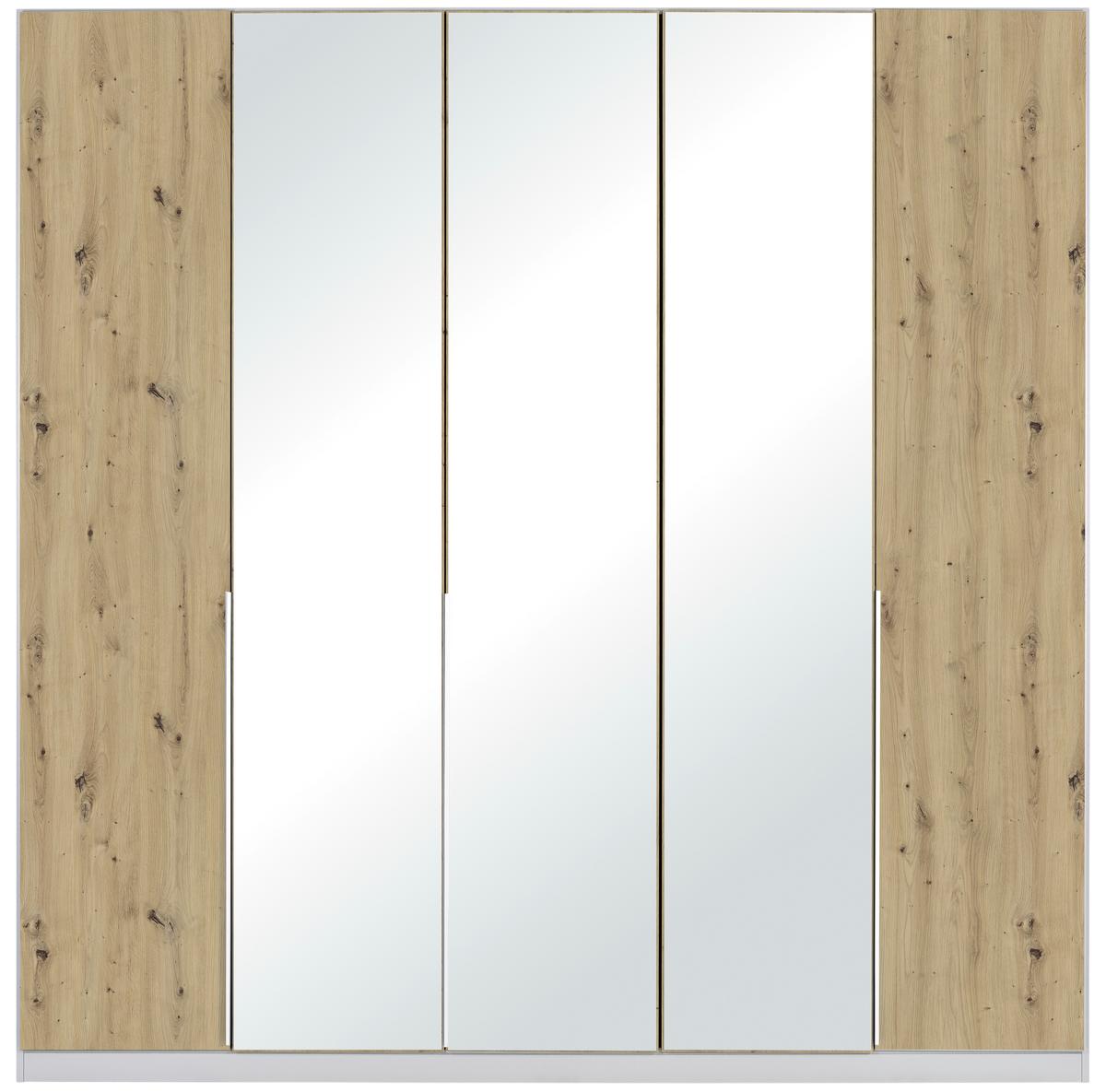 DULAP USI ROTATIVE ALABAMA - argintiu/gri deschis, Modern, material pe bază de lemn (226/229/54cm)