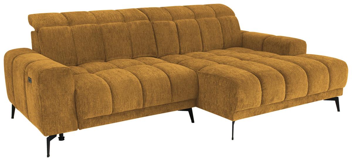 Kutna Garnitura Laya - boje senfa, Moderno, tekstil (250/155cm) - Premium Living