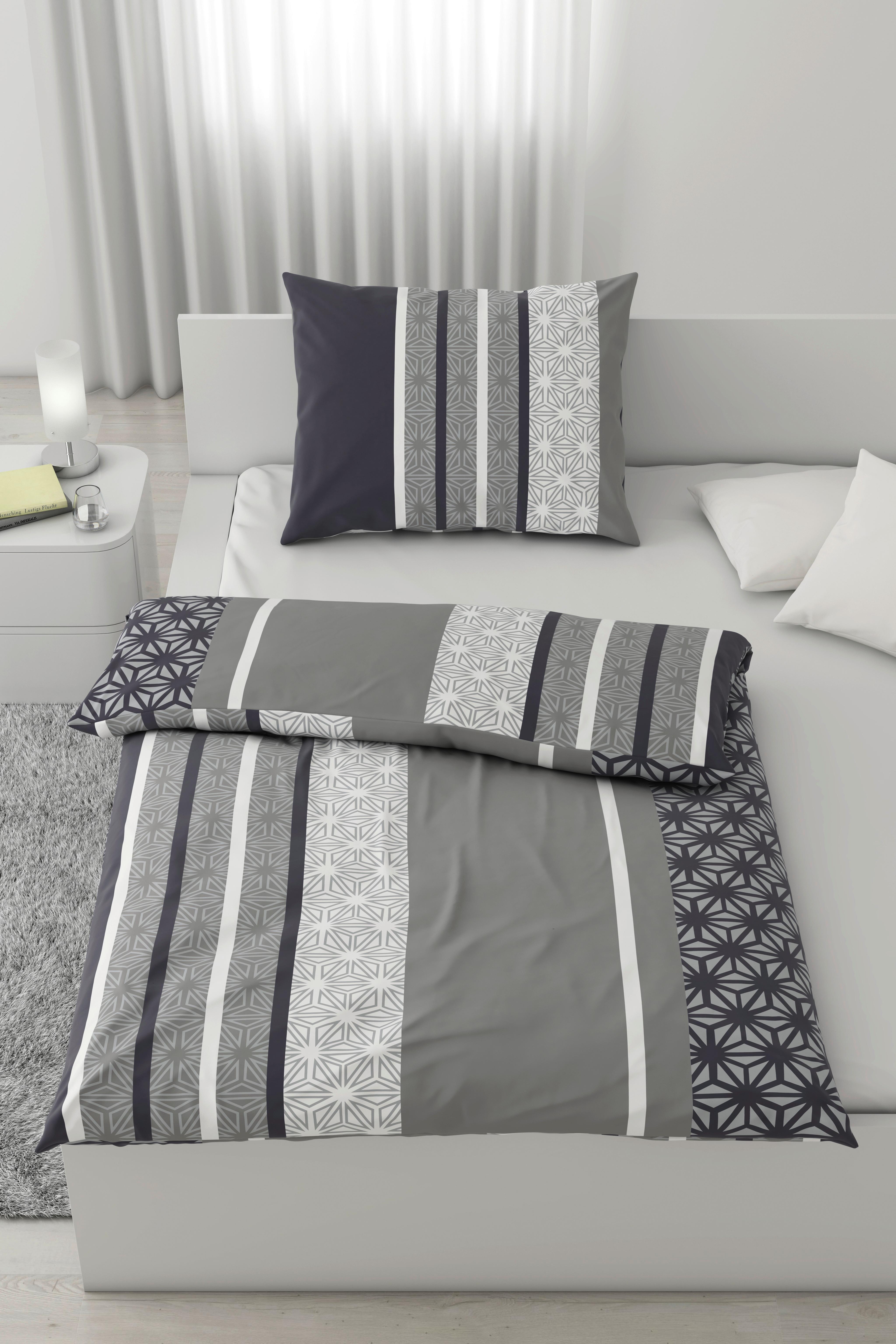 Posteljina Sara Based 140x200/60x80cm - siva, tekstil (140/200cm) - Based