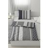 Posteljina Sara Based 140x200/60x80cm - siva, tekstil (140/200cm) - Based