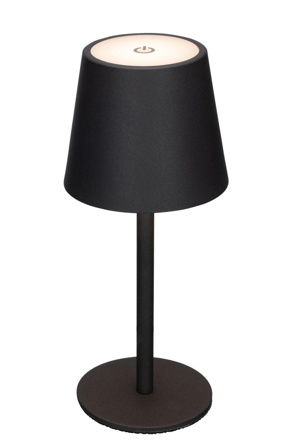 LAMPA STOŁOWA Z AKUMULATOREM JUBIDUBILÄUM - czarny, Basics, tworzywo sztuczne/metal (8,6/20,3cm) - Novel