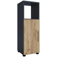 UNTERSCHRANK FLANDU - Honigeiche/Anthrazit, Modern, Holzwerkstoff/Kunststoff (31/93/30cm) - MID.YOU