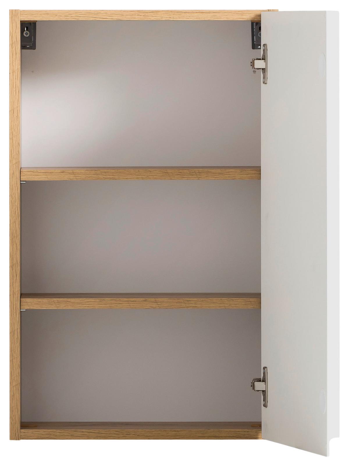 Hängeschrank Varese ca. 40x64 cm Weiß/Eiche - Eiche Wotan/Weiß, MODERN, Holzwerkstoff (40/64/20cm) - Held