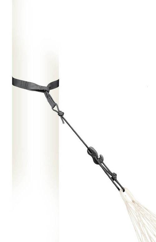 Hängemattenhalterung Suspension ca. 300 cm - Schwarz, Basics, Kunststoff (300cm) - La Siesta