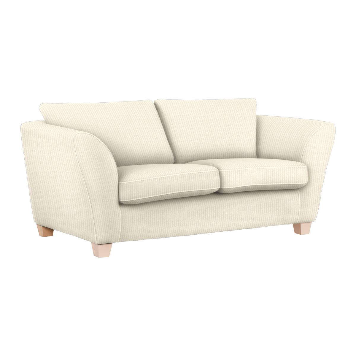 2-Sitzer-Sofa Devado Beige Cord - Beige/Naturfarben, Holz/Textil (190/70-85/95cm) - Mömax
