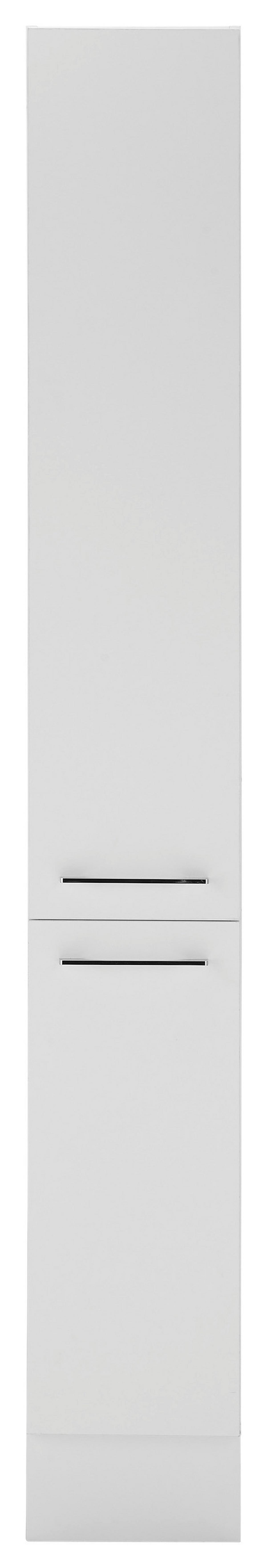 Kihúzható Kamraszekrény Turin Vs 30 White - króm/fehér, Trend, faalapú anyag/fém (30/211/57cm) - MID.YOU