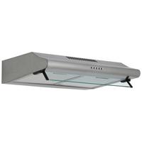 Dunstabzugshaube Tila ca. 60/13/50 cm Edelstahlfarben - Edelstahlfarben, Trend, Glas/Metall (60/13/50cm) - Respekta