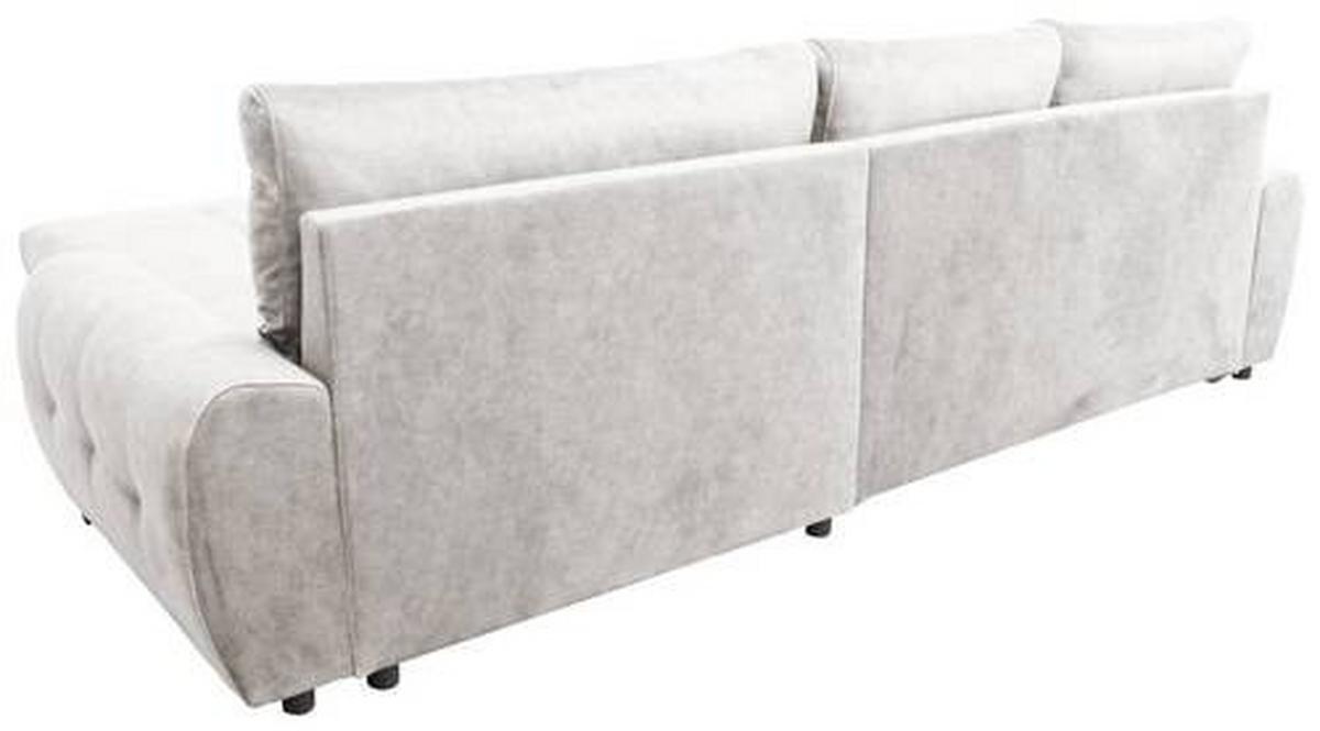 Canapea modulară SOLAR - bej/alb, Modern, lemn/metal (277/175cm) - Modern Living