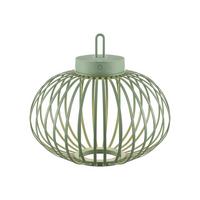 Akku-Tischleuchte Grün max. 1,5 Watt - Grün, Basics, Holz/Kunststoff (36/36/33cm)