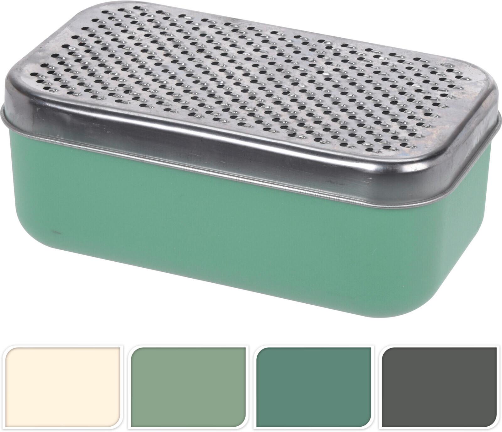 Konyhai Reszelő 170487400 - sötétzöld/krém, műanyag/fém (18/11/7,5cm)