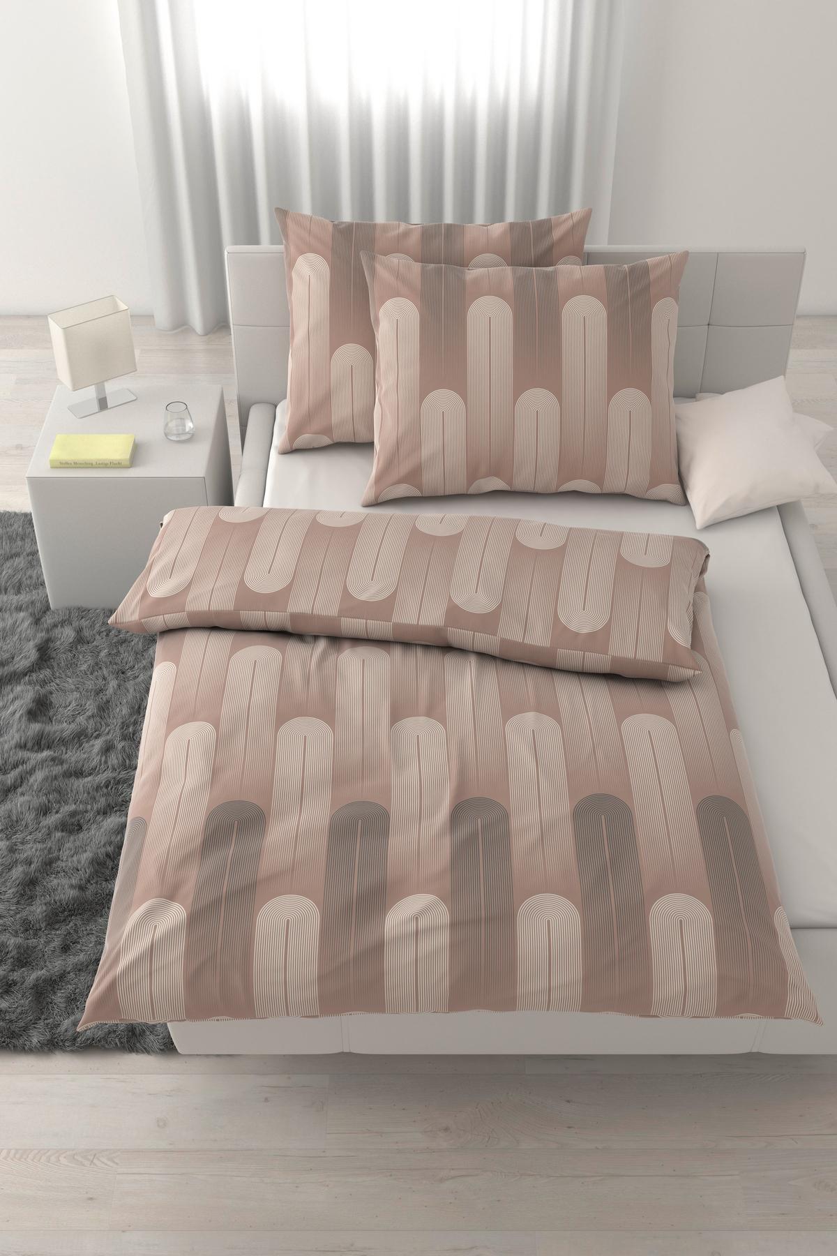 Posteljnina Veix Xxl, Bež, Saten, 2x60/80, 200/200 - bež, tekstil (200/200cm) - Mömax