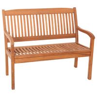 Gartenbank Maracaibo Naturfarben Echtholz - Naturfarben, KONVENTIONELL, Holz (107/91/63,5cm) - Gardenson