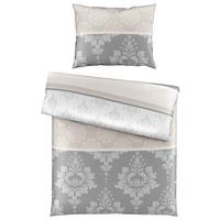 Bettwäsche Yvonne Grau ca. 140x200cm - Grau, KONVENTIONELL, Textil (140/200cm) - Modern Living