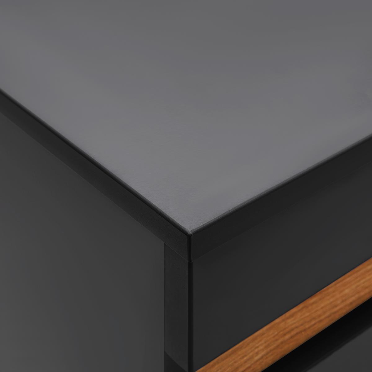 TV-Element Samu Anthrazit/Eichefarben - Eichefarben/Anthrazit, MODERN, Holzwerkstoff/Kunststoff (180/74/40cm) - Mömax