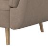 SCHLAFSOFA CORA - Braun/Naturfarben, MODERN, Holz/Textil (214/92/81cm) - Bessagi Home