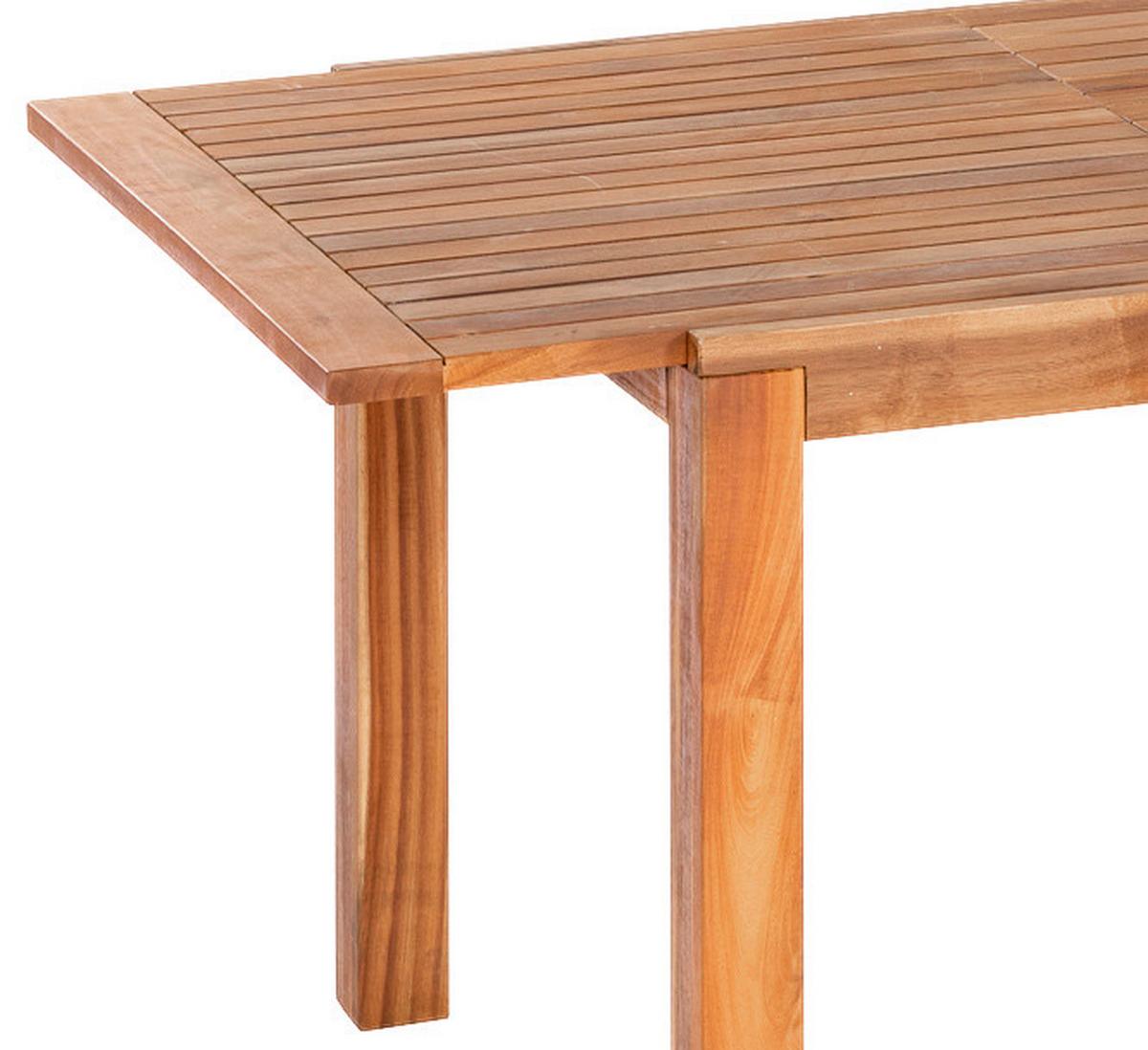 Vrtna Miza Paraiba, 150x74,5x90cm, Masivno - barve akacije, Romantika, les (150/90/74,5cm) - Gardenson