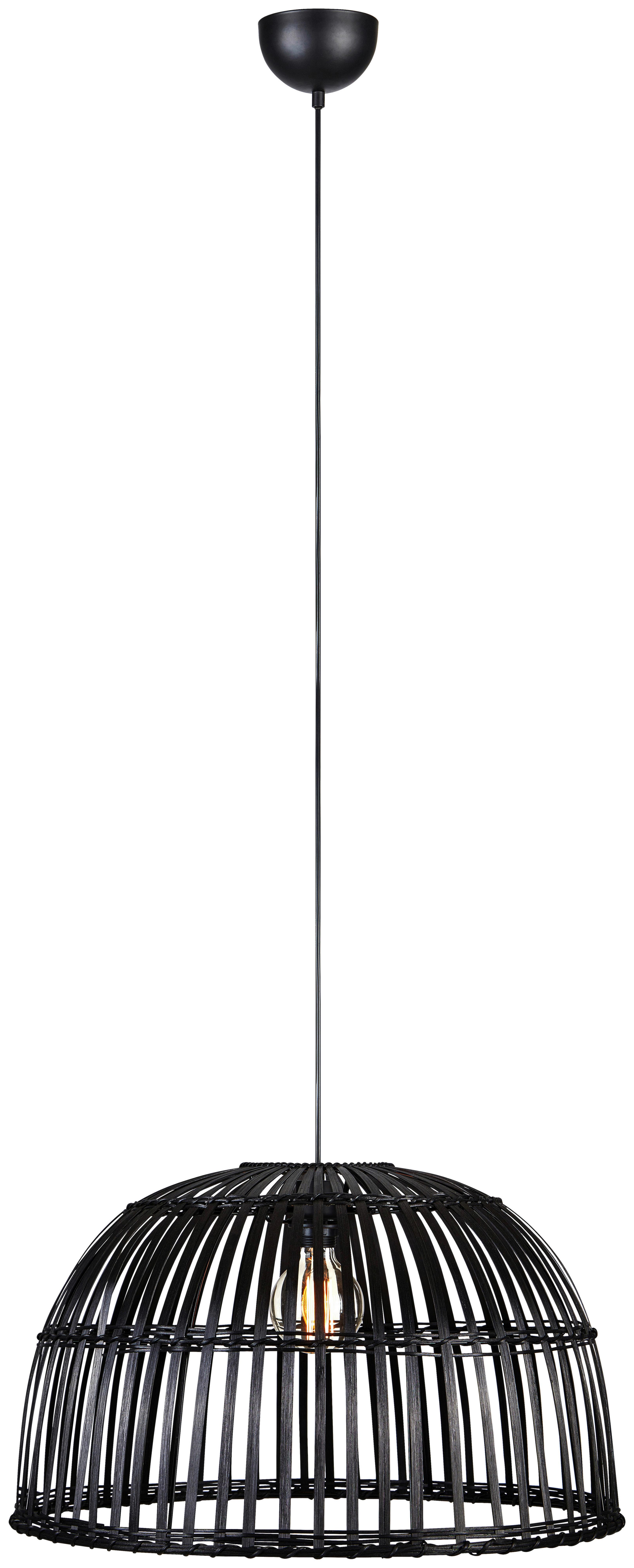 Hängelleuchte Cottage max. 60 Watt - Schwarz, Basics, Kunststoff (60/60/36cm) - Markslöjd