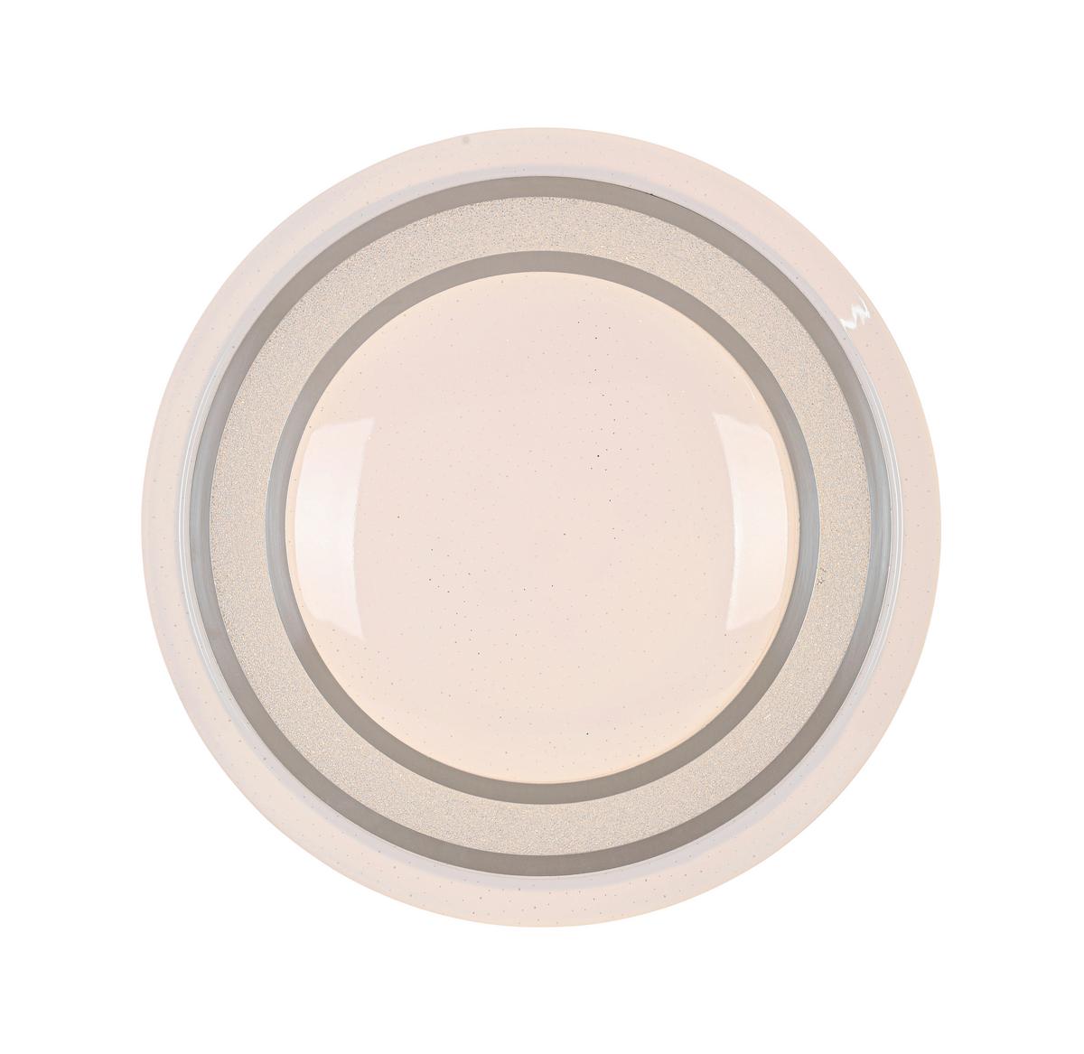 Led Mennyezeti Lámpa Giesbert - króm/fehér, Modern, műanyag/fém (55/8cm) - Premium Living