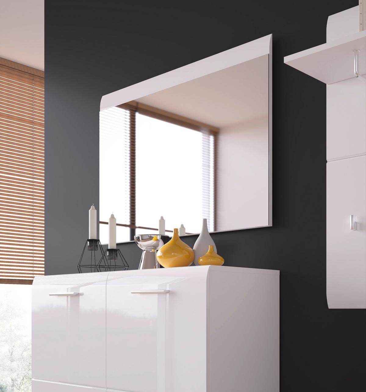 Ogledalo Merano - Moderno, staklo/drvni materijal (87/63/1,9cm) - Modern Living