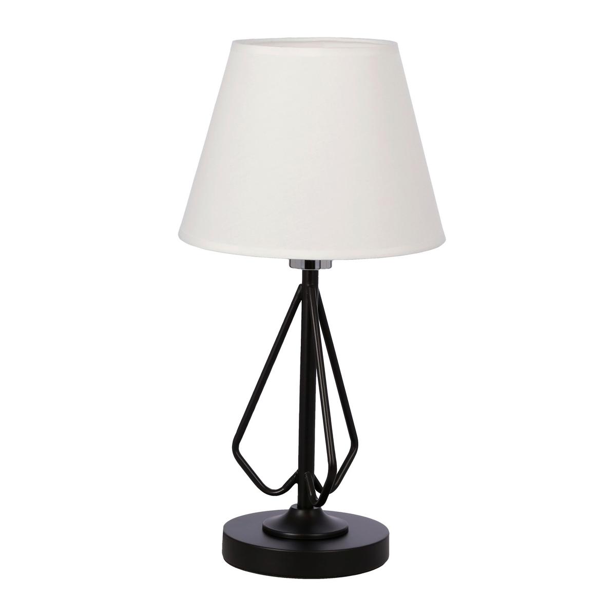 Stolna Svjetiljka Morley - bijela/crna, Basics, metal/plastika (16/25/26cm)