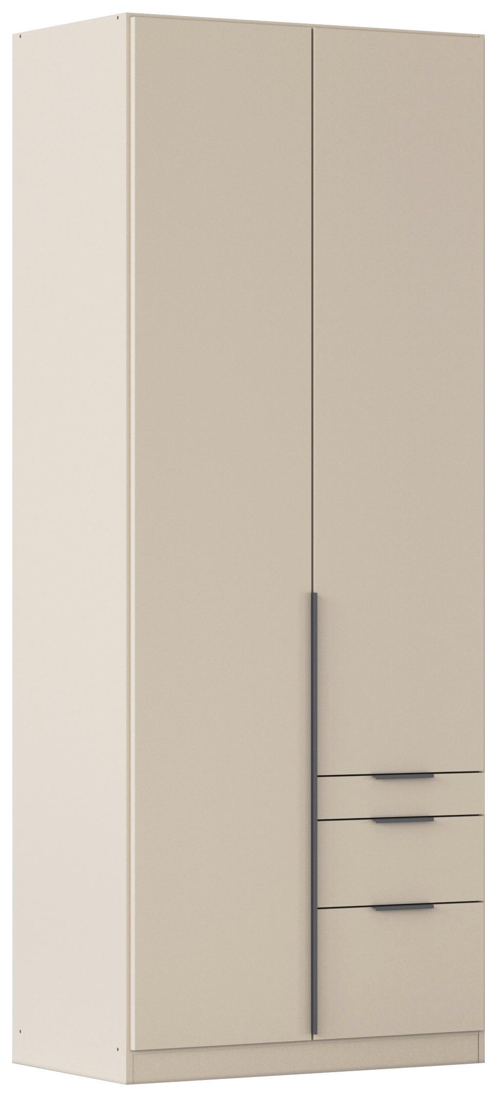 Ormar S Klasičnim Vratima Alabama - siva/boje šampanjca, Moderno, drvni materijal/metal (91/229/54cm) - Modern Living