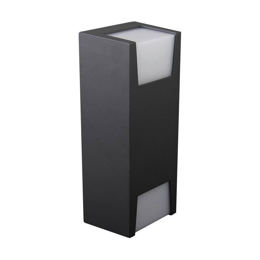 Kültéri Lámpa Tampa Kültéri Falikar - opál/sötétszürke, műanyag/fém (23.8/9.5/7.5cm)