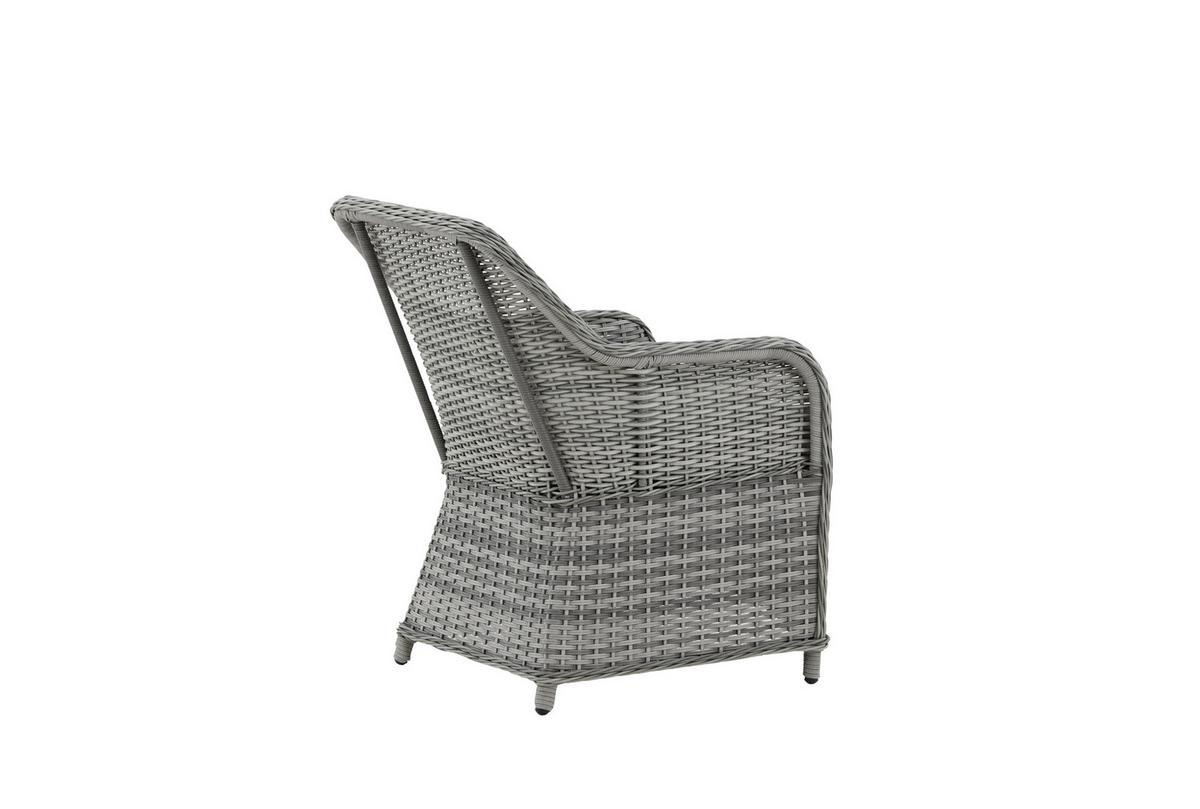 Gartenstuhl-Set Vikelund 2er-Set Grau - Grau, KONVENTIONELL, Textil/Metall (65/92/75cm) - Gardenson