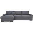 Kotna Sedežna Garnitura Kuba - siva/krom, Moderno, kovina/umetna masa (166/90/294cm) - Mömax modern living